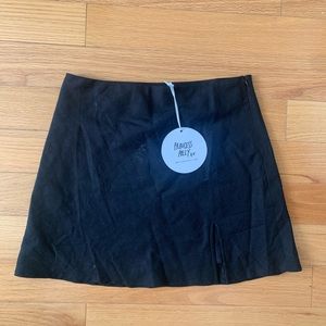 Princess polly black slit skirt